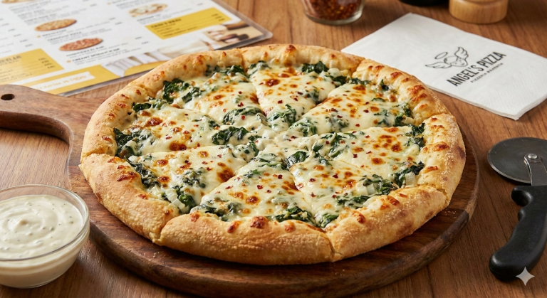 Angel’s Pizza Spinach Price